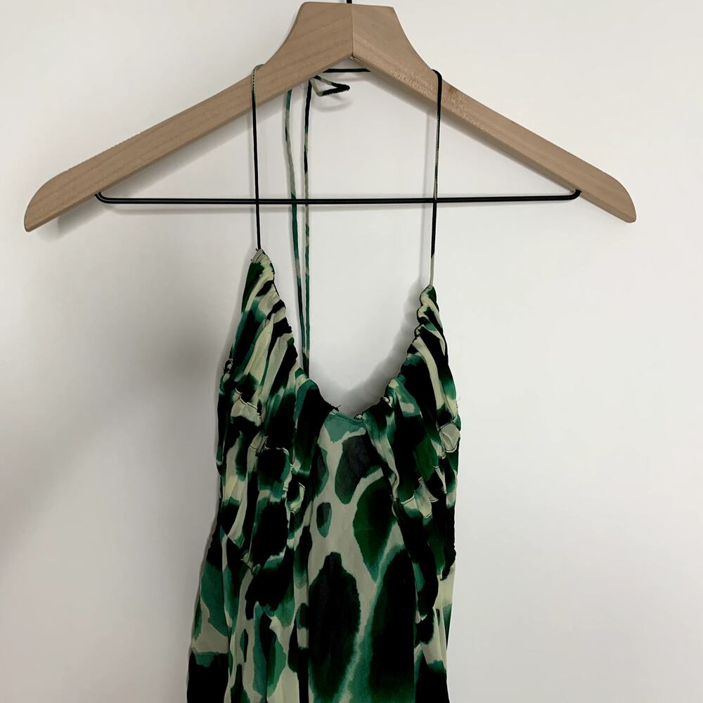 Rat & Boa Vivi Maxi Dress Womens Green New Large - Picture 6 of 16